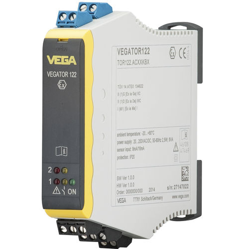 Разделитель сигнала на DIN-рейку VEGATOR 1222-контактный для измерения уровня