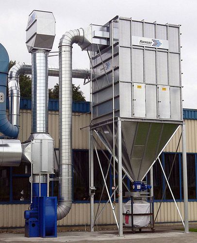 Activated carbon dust collector