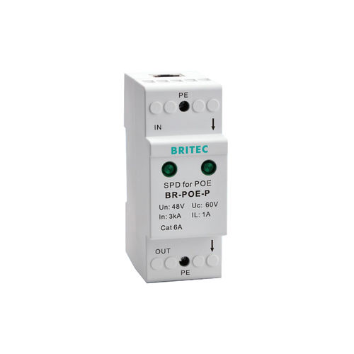 Type 2 surge arrester BR-POE-Pfor signal transmissiontelecommunicationsfor electrical installations