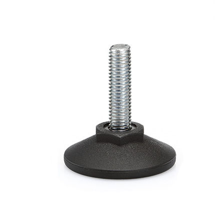Machine foot LXrubberpolyamidestainless steel