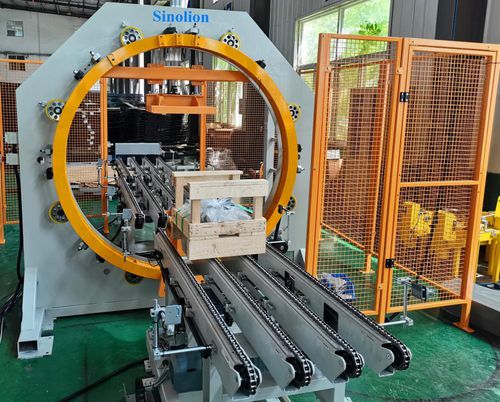 Orbital wrapping machine S1800semi-automaticfor the food and beverage industryfor chemical products