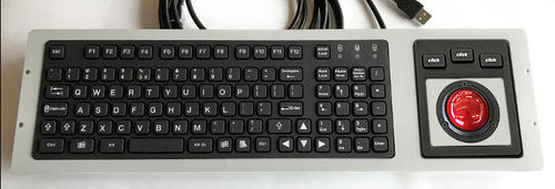 Panel-mount keyboard KT-99-GSR-02with mechanical keys99-keywith trackball