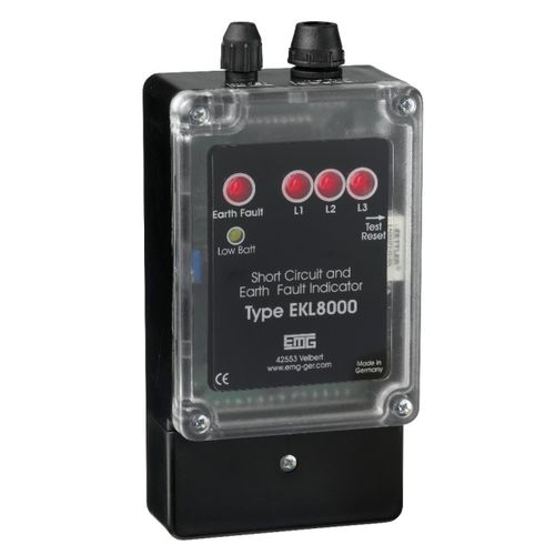 Индикатор короткого замыкания серии EKL8000, замыкание на землю, светодиодный, для монтажа на панели