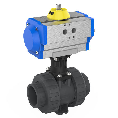 Ball valve M1 pneumatically-operatedfor potable waterflange