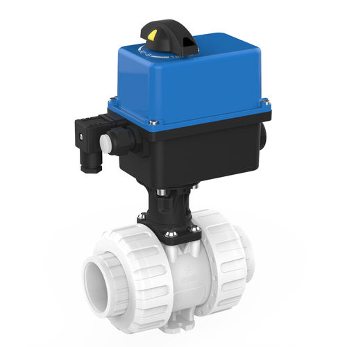 Ball valve M1 electrically-actuatedfor potable waterflange