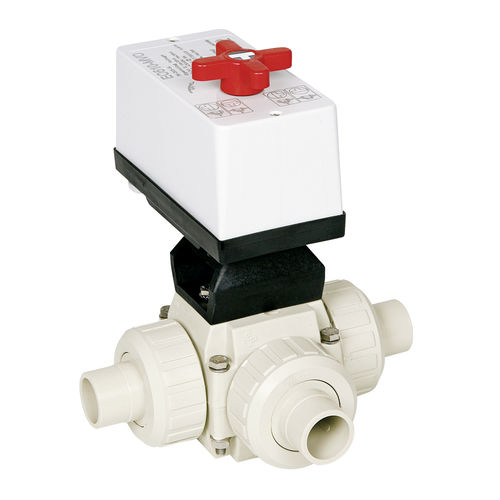 Ball valve S4 electrically-actuatedfor potable waterflange