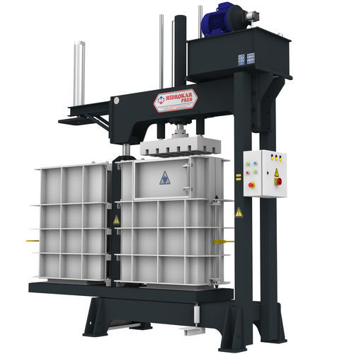 Vertical chamber baling press HTB50front-loadingfor textilesfor packaging