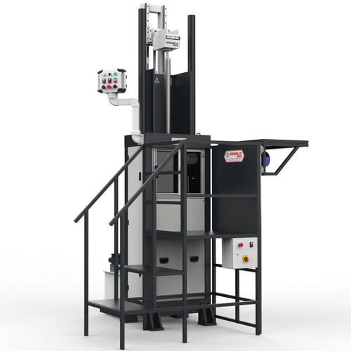 Hydraulic broaching machine verticalpull type