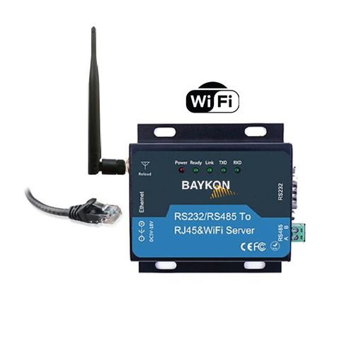 Преобразователь сигналов Промышленный сервер устройств Wi-Fi/UARTСвязьцифровой протокол