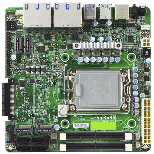 Материнская плата Mini-ITX серии MI23-H610XIntel® Celeron®Intel® Pentium Intel® Core™ 12-го поколения
