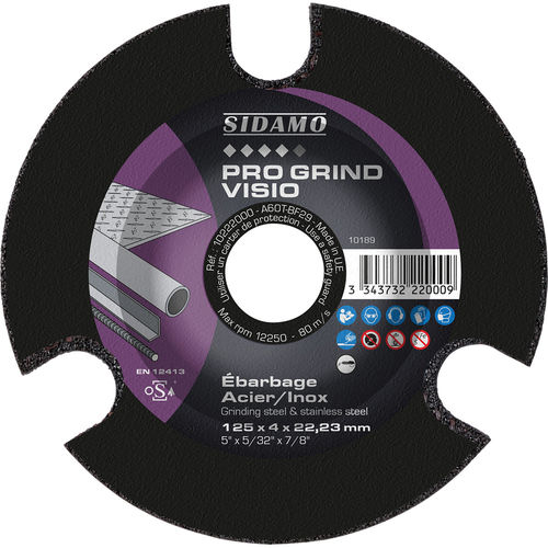 Grinding abrasive disc PRO GRIND VISIOfor stainless steel