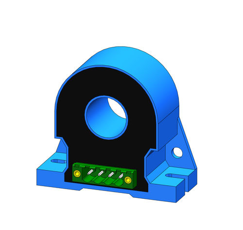 Датчик тока на эффекте Холла с замкнутым контуром, серия SCB11, фиксированныйDCAC