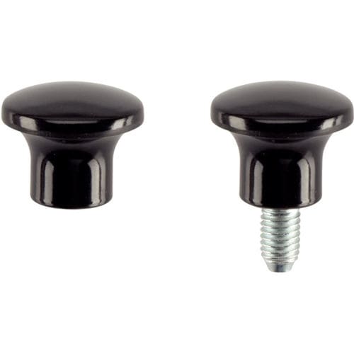 Threaded knob EH 24540. seriesmushroomplasticbrass