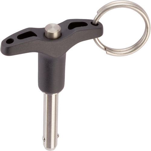 Quick-release pin with button EH 4211. seriesT-handlefor aeronautics