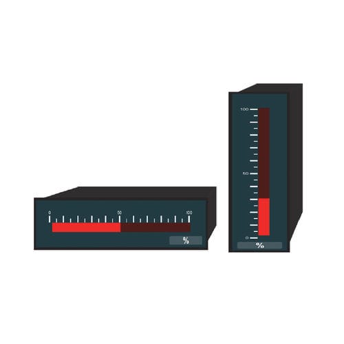 Universal indicator BA9624NLEDwith bar graph displaypanel-mount