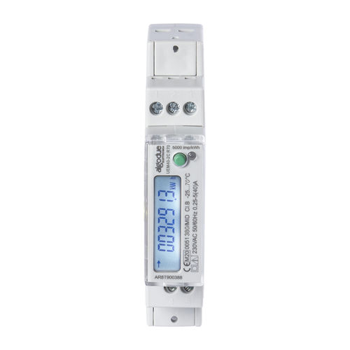 Счетчик электроэнергии однофазный UEM40-2C R70DIN-рейка50 ГцRS-485
