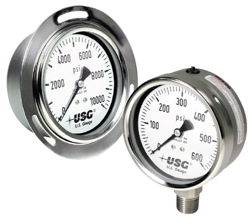 Absolute pressure gauge 656dialthreadedflange