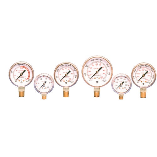 Absolute pressure gauge P-600dialthreadedbrass