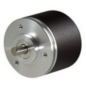 Incremental rotary encoder IS410synchro-flangesolid-shaftaluminum