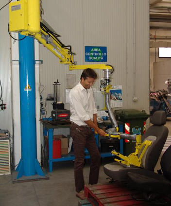 Manipulator with swingarm for the automotive industry