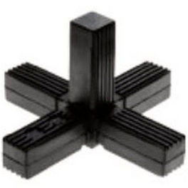 Square tube connector 409 seriesplasticmetal