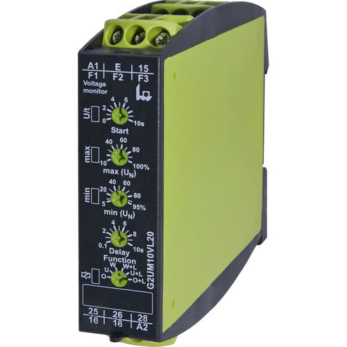 Реле контроля напряжения G2UM10VL202 NO/NCAC/DC, однофазное