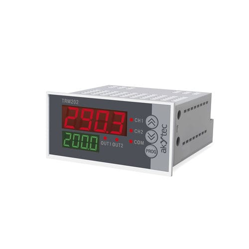 Digital temperature controller TRM202 seriesdouble LED displaymulti-channelIP44