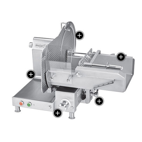 Ham slicing machine MAJOR SLICE 350 Vmanualcircular blade230V single phase