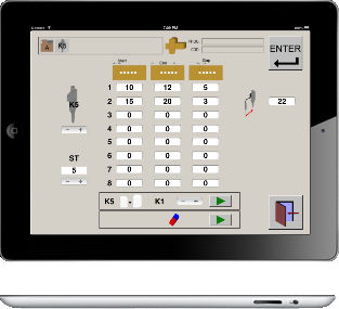 Controller for adhesive application systems ERO-iPad