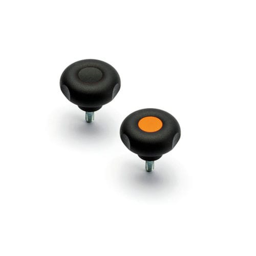 Threaded knob VTP seriesthree-lobetechnopolymerwith stud