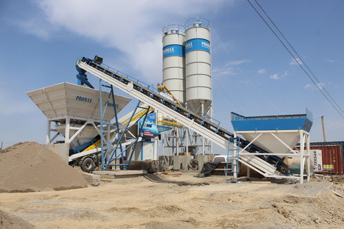 Мобильный бетонный завод Promax M100 TWN