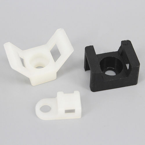 Plastic cable tie mount