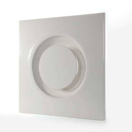 Circular air diffuser DCSQ seriessquarehorizontalpanel
