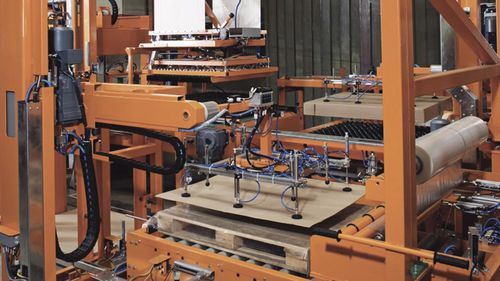 Semi-automatic palletizer Semitechlayergantryfor bottles