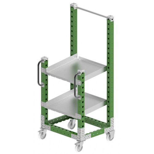 Cleaning trolley Q-100-0428metalshelftool-holder