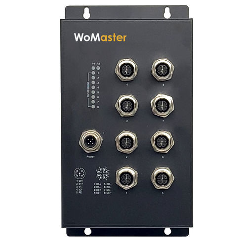 Коммутатор Ethernet с разъемом M12 MS208неуправляемый8 портов Gigabit Ethernet