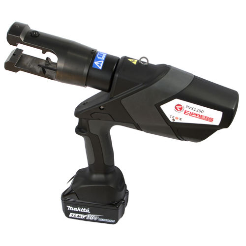 Electro-hydraulic crimping tool V1300for cable lugsbattery-operated