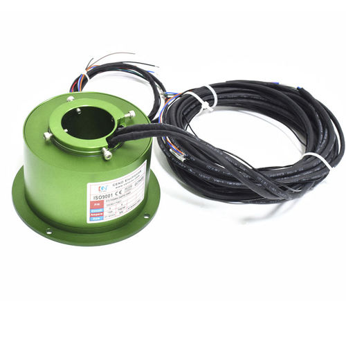 Fiber optic slip ring ECN044-04P2-04Sthrough-holefor packagingfor wrapping machines