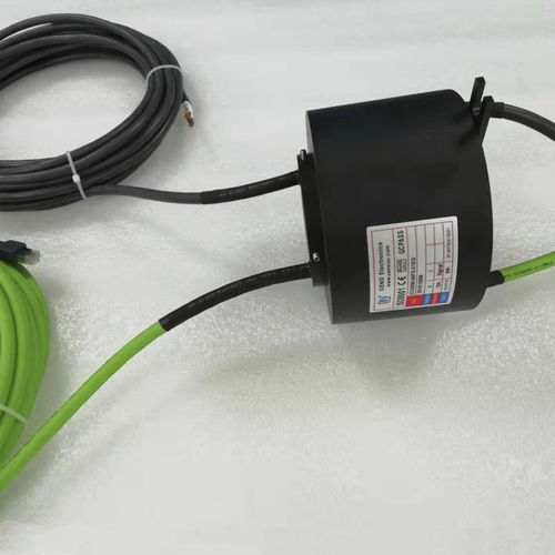 Контактное кольцо Ethernet ECN038-04P2-01EGполый валдля видеонаблюдения HDиз алюминиевого сплава