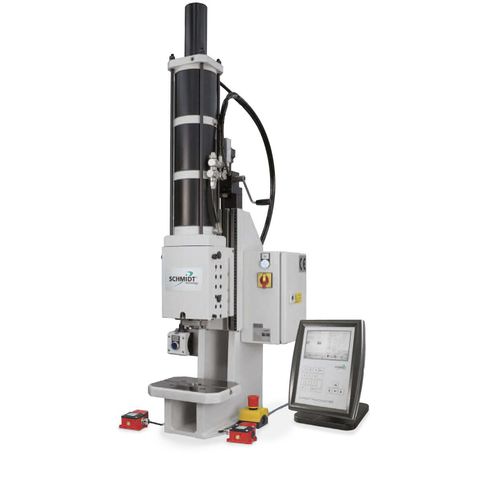 Pneumatic press 327 seriesassemblyC-frameram