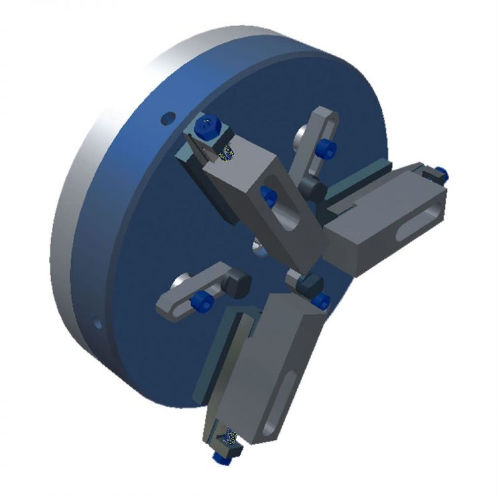 3-кулачковый патрон для зажима заготовки Мембраны