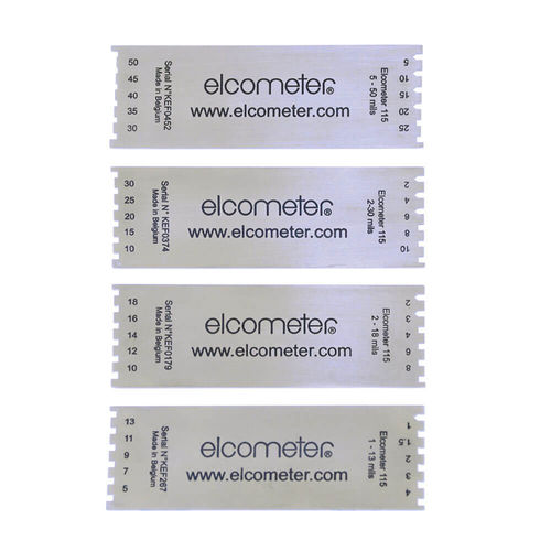 Гребенчатый толщиномер для влажной пленки Elcometer 115стационарный прецизионный для влажной пленки