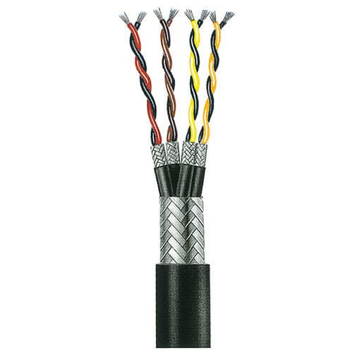 Data electrical cable Li2Y(C)H-C11Y AWG 24insulatedshieldedabrasion-resistant