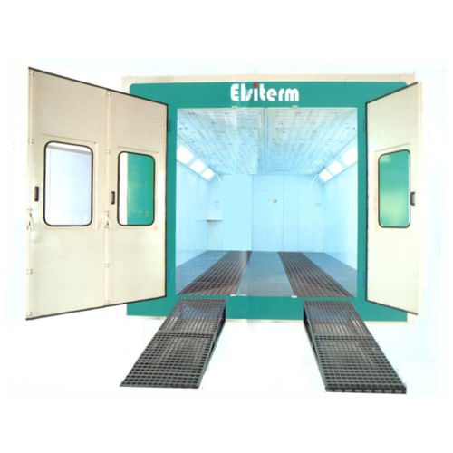 Enclosed paint booth for vehiclesfor partsdry filter