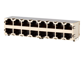 Разъем данных RJ45прямойдля печатных плат
