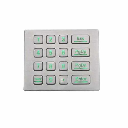Клавиатура с подсветкой MKA-16-NLMX16-keypanel-mountinox