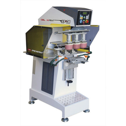 Pad printing machine with hermetic ink cup INKPRINT KP08 3C RRRautomaticthree-colorelectropneumatic