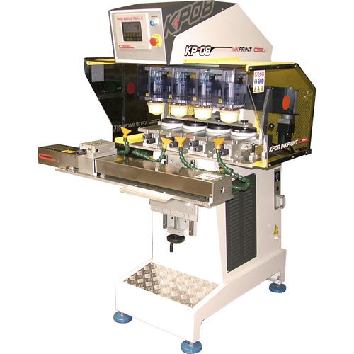 Pad printing machine with hermetic ink cup INKPRINT KP08 4Cautomaticfour-colorelectropneumatic