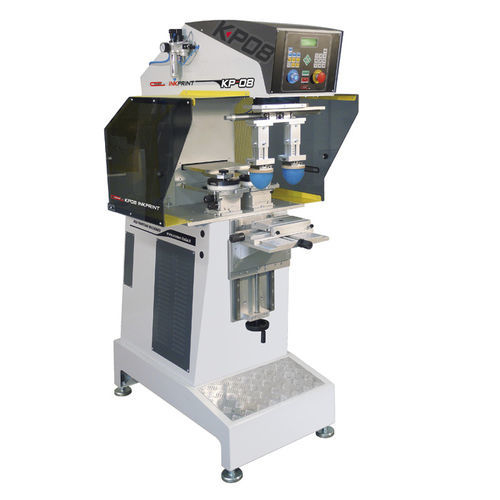 Pad printing machine with hermetic ink cup INKPRINT KP08 2Cautomatictwo-colorelectropneumatic
