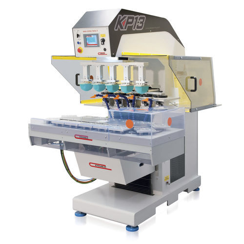 Pad printing machine with hermetic ink cup INKPRINT KP13 5Cautomaticfive-colorelectropneumatic